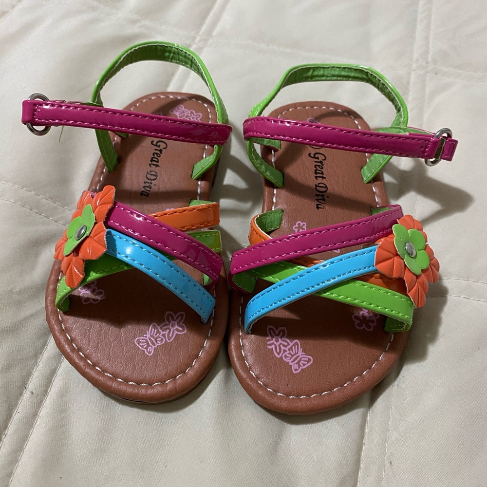 NWOT- Baby/Infant Girl Sandals- Size 7